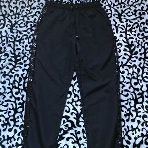 Black Kids Studded Pants